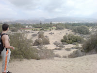 Dani en las dunas