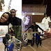Super Eagles Striker Brown Ideye Goes Christmas Tree Shopping with Wife & Kids (Photos)