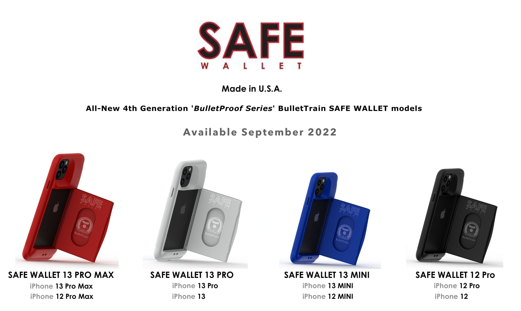 SAFE Wallet XS Max - BulletTrain