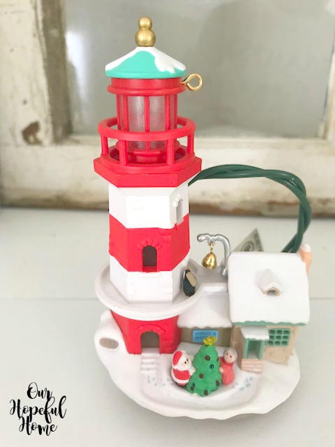 1997 Hallmark lighthouse ornament
