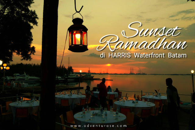 harris resort waterfront batam, sunset ramadhan