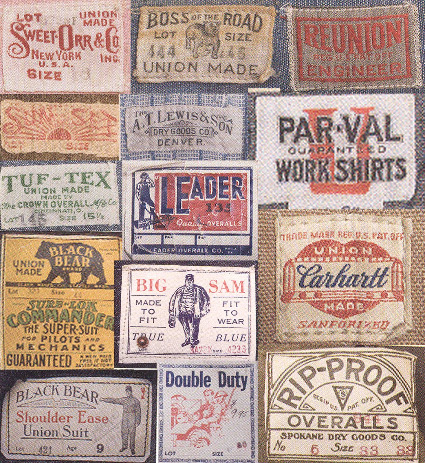 Antique Workwear Graphic Inspiration-Railroad-Mining and Mechanics