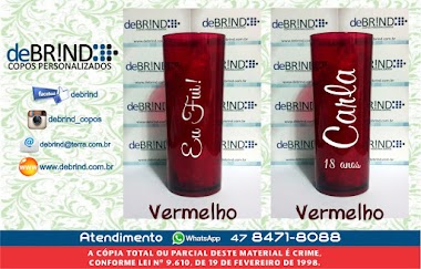 VERMELHO COPO LONG DRINK