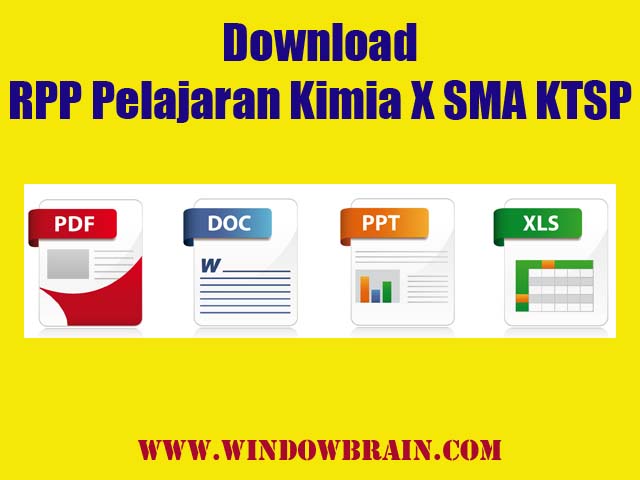 Download RPP Pelajaran Kimia X SMA KTSP - WindowBrain
