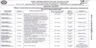 Chemical/Electrical and Electronics/Mechanical/Computer Science/Information Technology Engineering Jobs in IIP