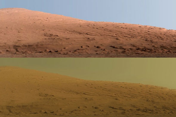 Inilah Wajah Gunung Setinggi 5 Kilometer di Mars