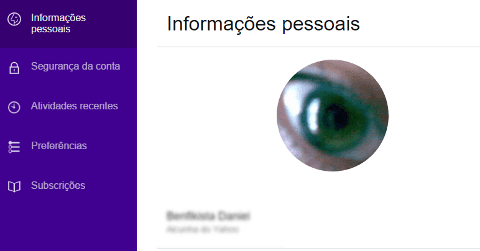 Como mudar a foto de perfil Yahoo