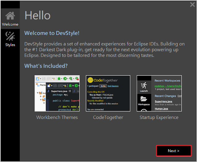 Eclipse Dark UI - DevStyle