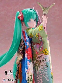 Figure 1/4 Hatsune Miku [ Japanese Doll ver. ] - Yoshitoku x F:NEX Collaboration, FuRyu