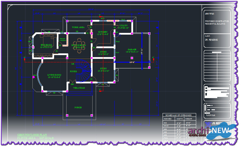  Download  AutoCAD  DWG  file  to Good Home  villa 7 Archi new  