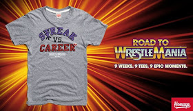 Road to WrestleMania Week 8 “Streak vs Career” WrestleMania XXVI T-Shirt by Homage x WWE