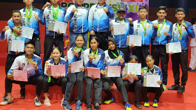 Kontingen Bulu Tangkis Tebingtinggi Raih Juara Umum 