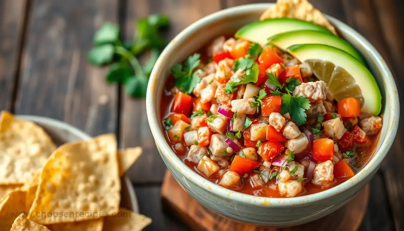 Traditional Tuna Ceviche