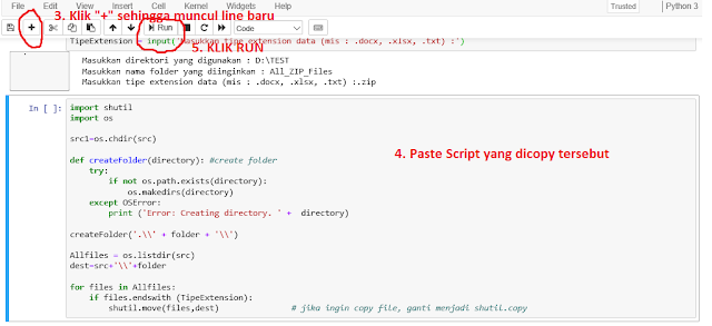 Merapikan Folder Berdasarkan Masing-masing File Extension Dengan Jupyter Python