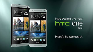HTC One Mini kompakt 4.3 "ekran bulunuyor