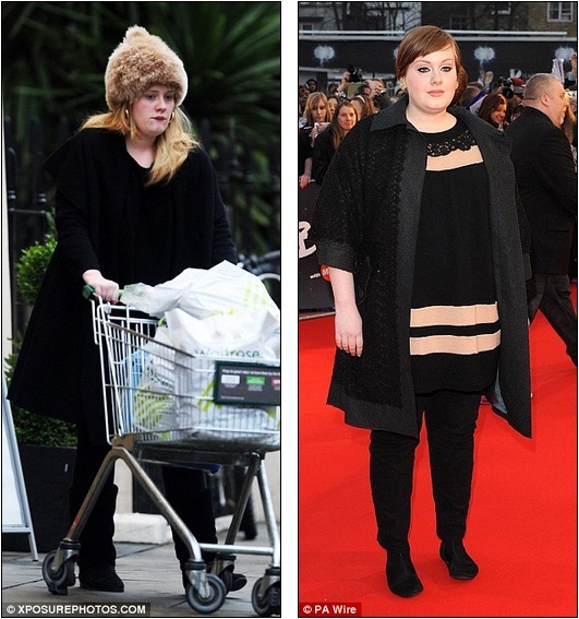 Changing image: Adele has dropped her famous curvaceous look following ...