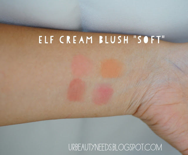 elf cream blush soft swatch