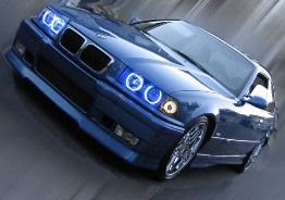 angel eyes ring ccfl bmw e36 e39 (97-00) e46 projector biru