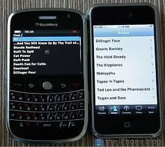 iPhone vs BlackBerry Bold