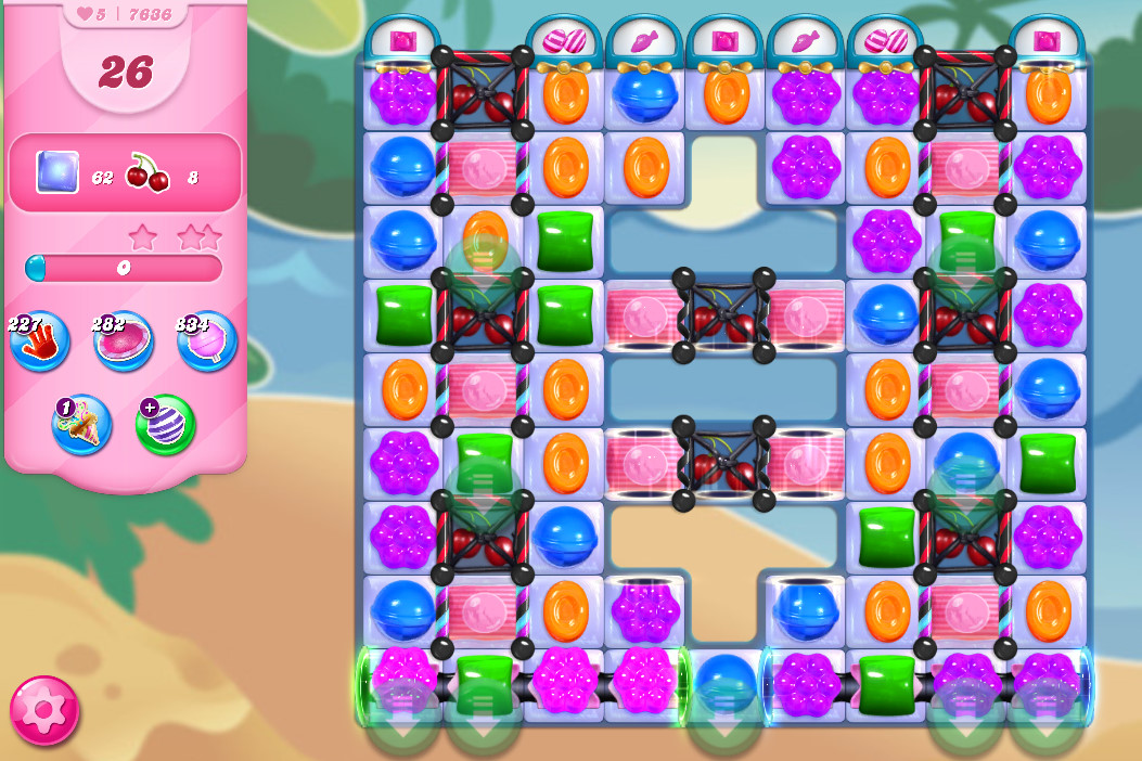 Candy Crush Saga level 7636