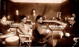 Simultáneas de ajedrez impartidas por Plácido Soler en 1928