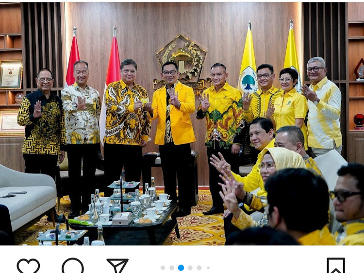 Ridwan Kamil Resmi Bergabung di Partai Golkar