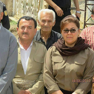 Iranian terrorist regime missile attacked Kurdistan Democratic Party Soheila Qaderi and one more were killed today we share our sorrow with the Soheila Qaderi family and all others we condemn the missile attack against Kurdish refugee position in southern Kurdistan