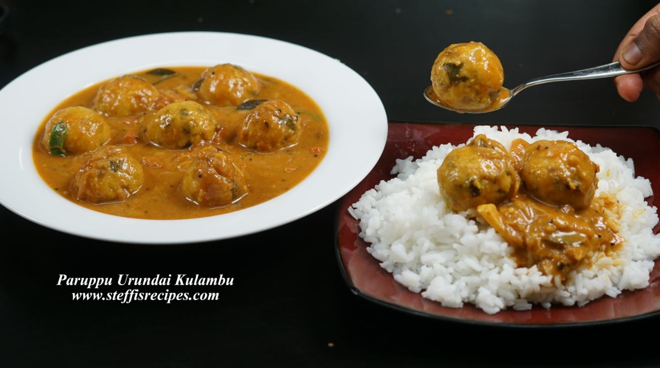 Paruppu Urundai Kuzhambu  Steffi's Recipes