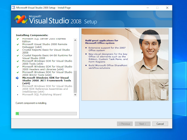 Progress in VS 2008 installation-2