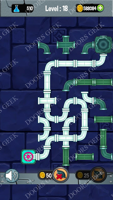  Plumber 3: Plumber Pipes Connect Level 18 Solution, Cheats, Walkthrough for android, iphone, ipad and ipod