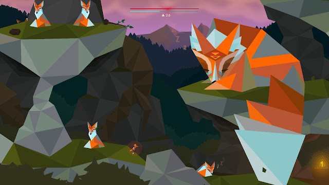Screenshot of a giant fox in Secrets of Rætikon