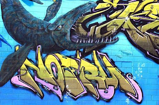 Graffiti Font Mural From Las Vegas by Samson