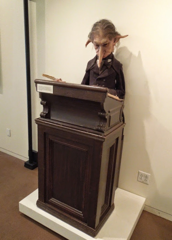 Gringotts Wizarding Bank goblin puppet Harry Potter Philosopher's Stone