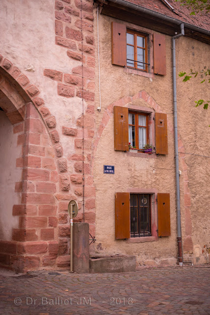 Fortifications de Bergheim (Alsace). Obertor (Porte haute) - Vue intérieure.