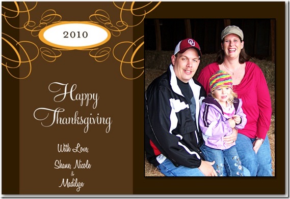 Thanksgiving card