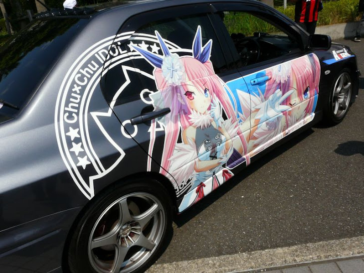 Anime fans cars