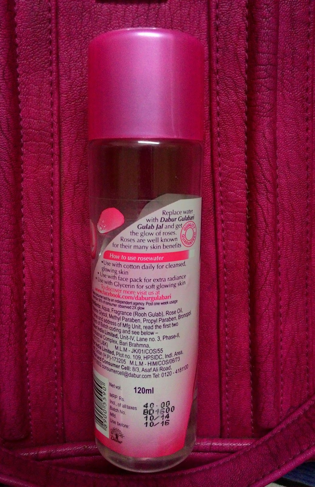 Dabur Gulabari Premium Gulab Jal Rose Water Review Dabur Gulabari Premium Gulab Jal Rose Water Review