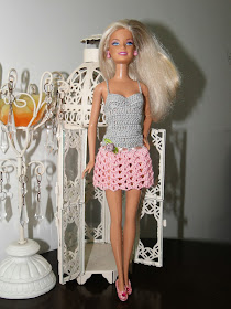 Vestidinho de Crochê Para Barbie
