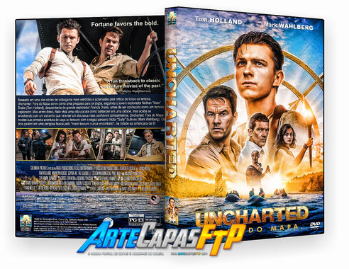 DVD Filme Uncharted - Fora do Mapa (2022) - Dual Áudio