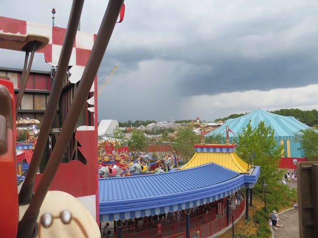 Storybook Circus from Barnstormer Lift Hill Magic Kingdom Walt Disney World