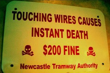 Funny Signboard Warning