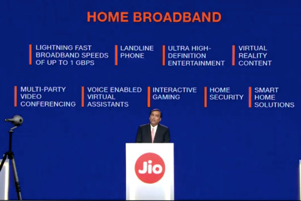 Jio GigaFiber launched users will get free 4K tv, set top box