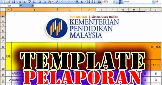 Template Borang Pelaporan Pendidikan Islam Tahun 5 