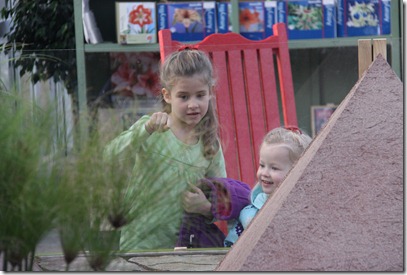 Visiting the camel, raindeer, and train at Swansons Nursery before Xmas