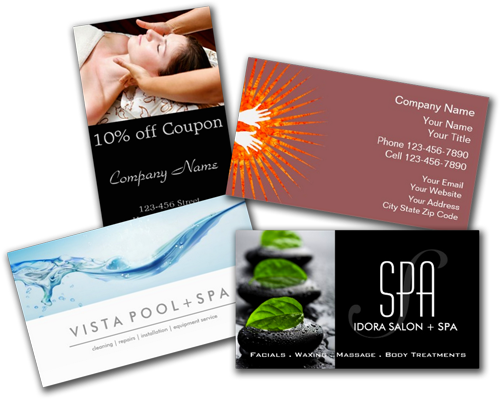  Massage and Spa Business Cards