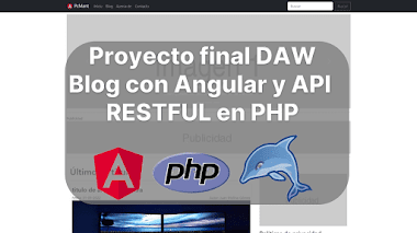 Proyecto Final DAW: Blog con Angular y API RESTFUL en PHP