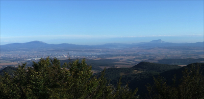 Panoramica desde la cima - Norte