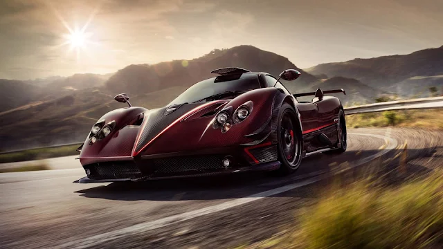 Papel de parede grátis hd Pagani Zonda Fantasma Evo carro tunado e rabaixado para pc, notebook, celular e tablet. 