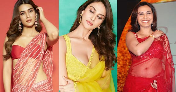 600px x 315px - 15 hot Bollywood actresses in sheer sarees (part 1) - see now.