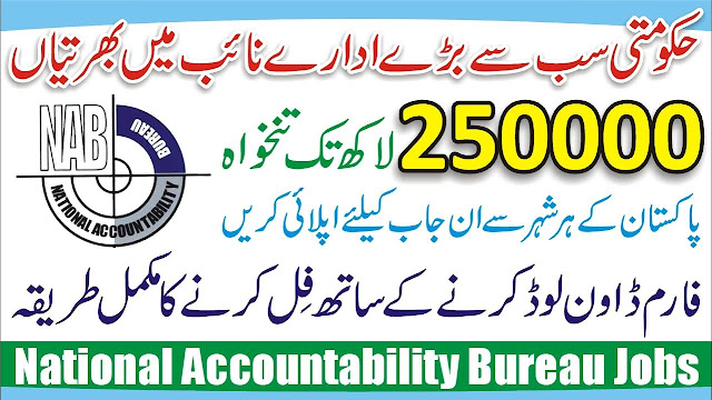 National Accountability Bureau NAB Jobs 2023